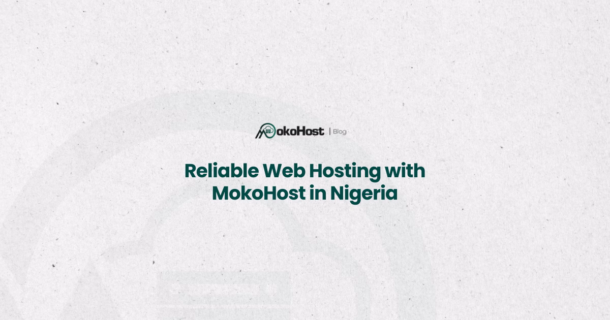 reliable web hosting with mokohost