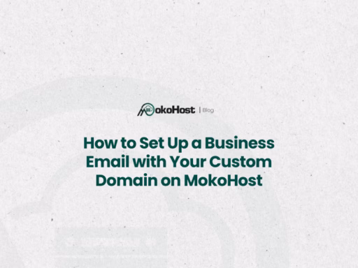 setup business email with custom domain