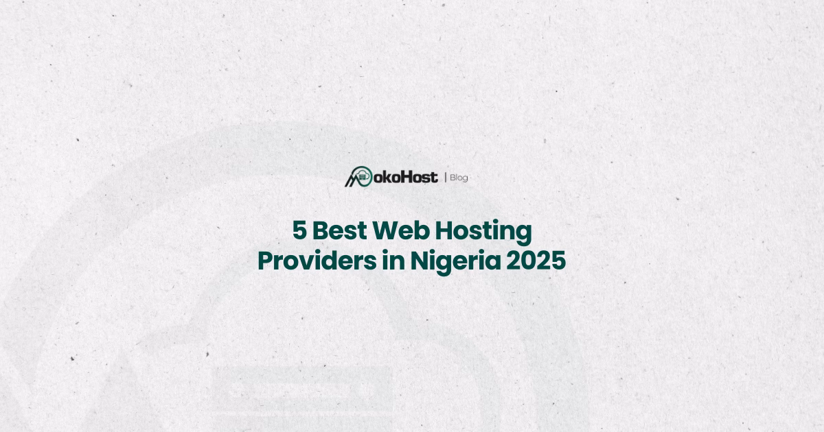 best web hosting providers in nigeria
