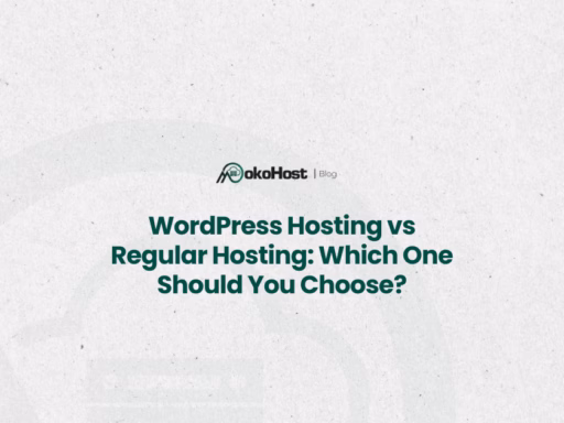 wordpress hosting vs regular hosting
