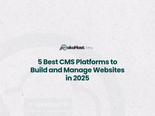 cms platforms to build and manage websites