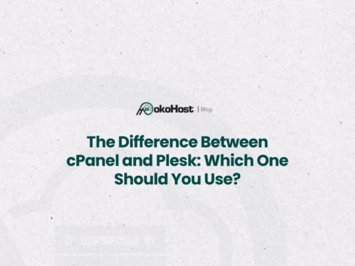 difference between cpanel and plesk
