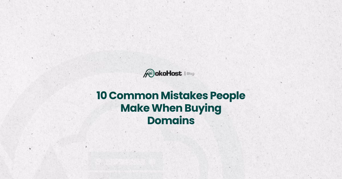 domain buying mistakes